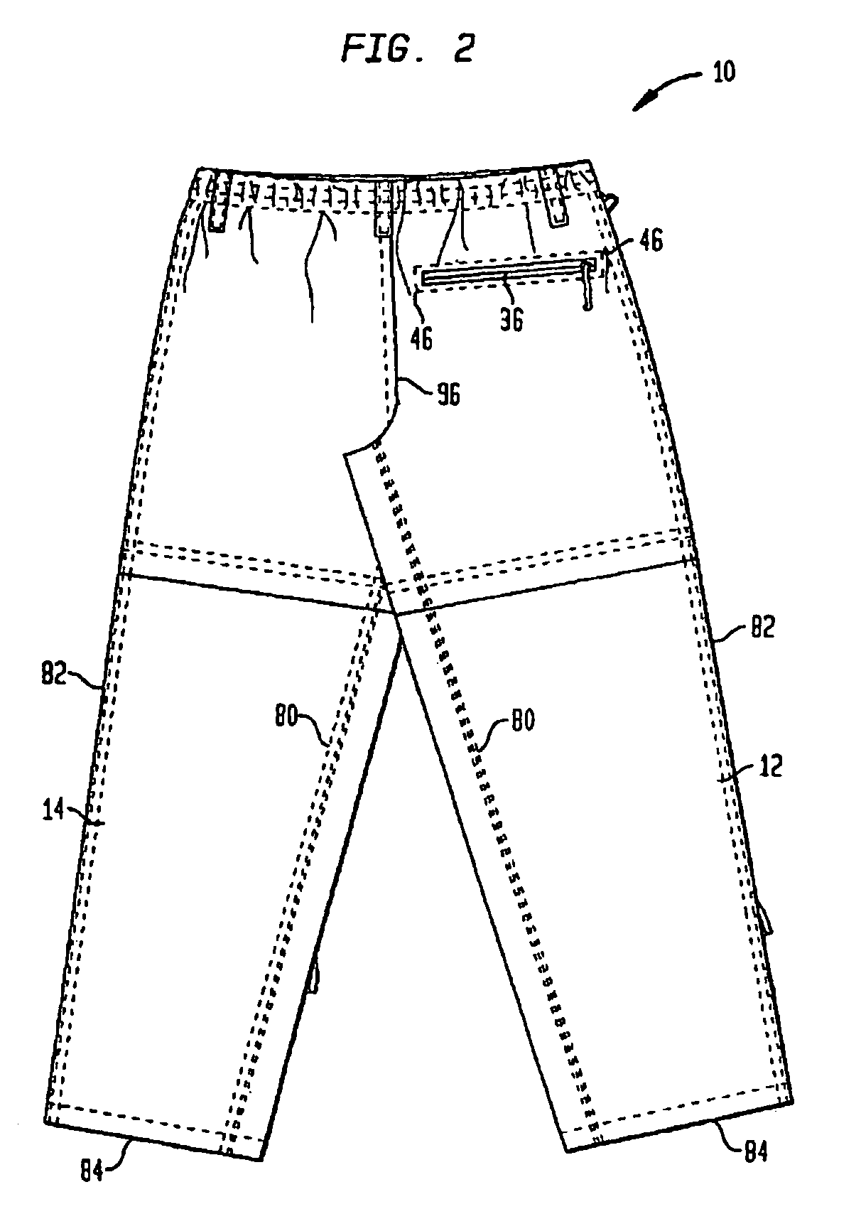 Convertible pants and methods for making same