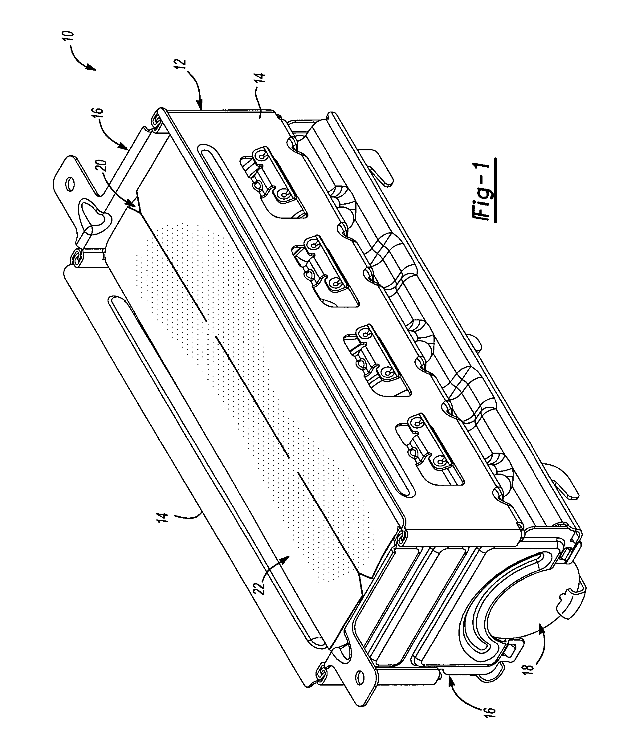 Passenger airbag module