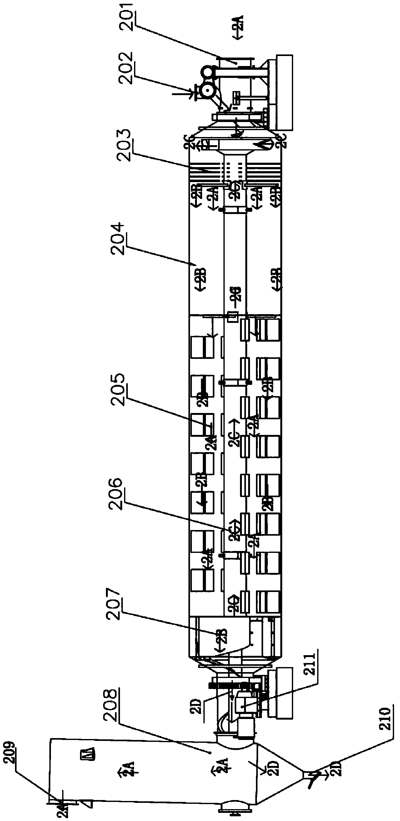 Household garbage treatment system and method
