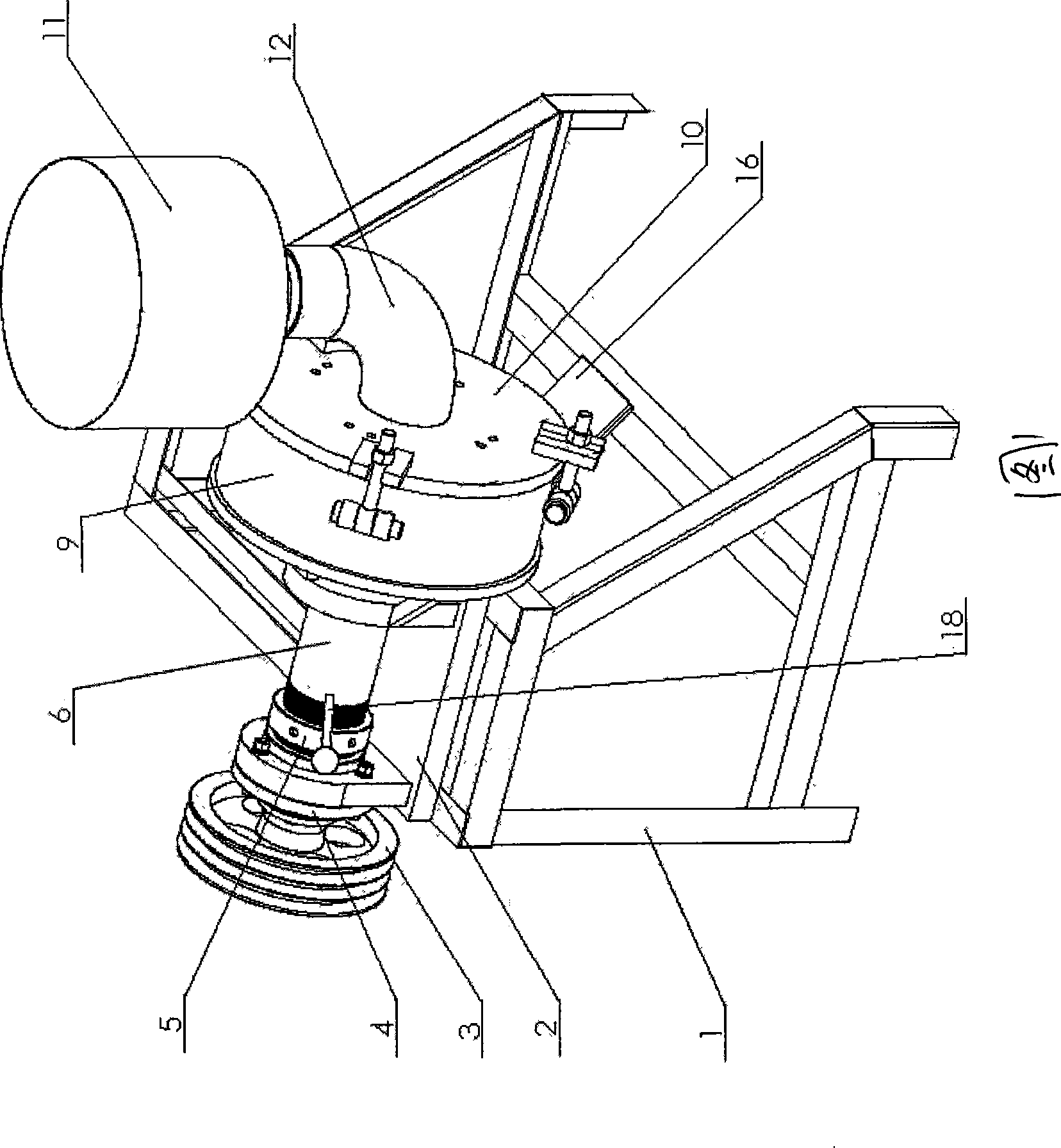 Sea cucumber bait crushing mill