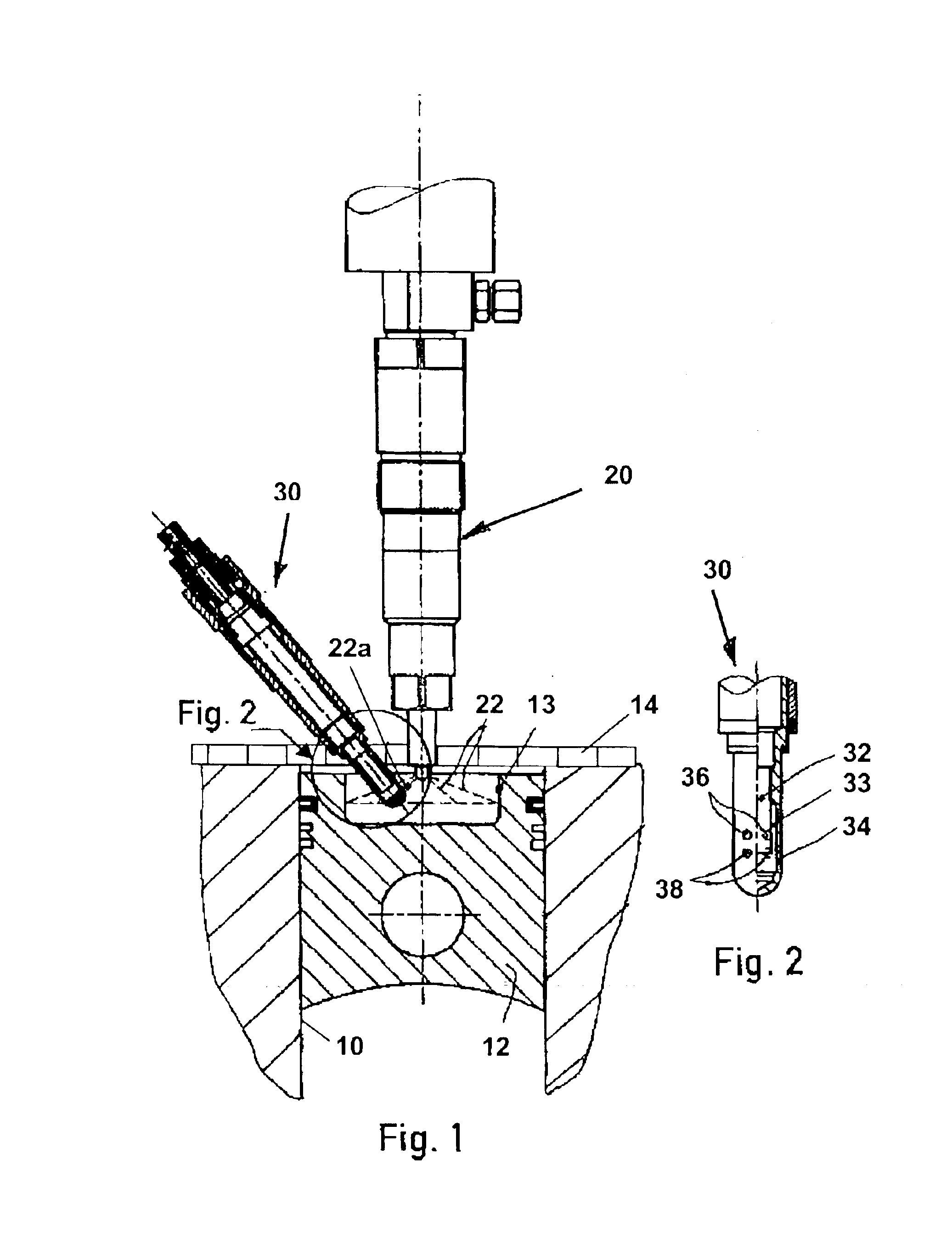 Internal combustion engine with injection of gaseous fuel