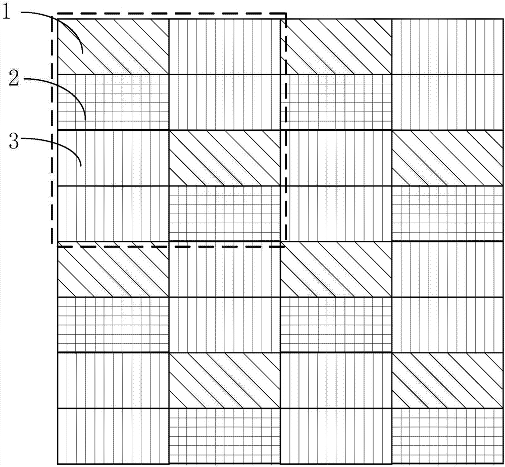 Pixel arrangement structure and display panel