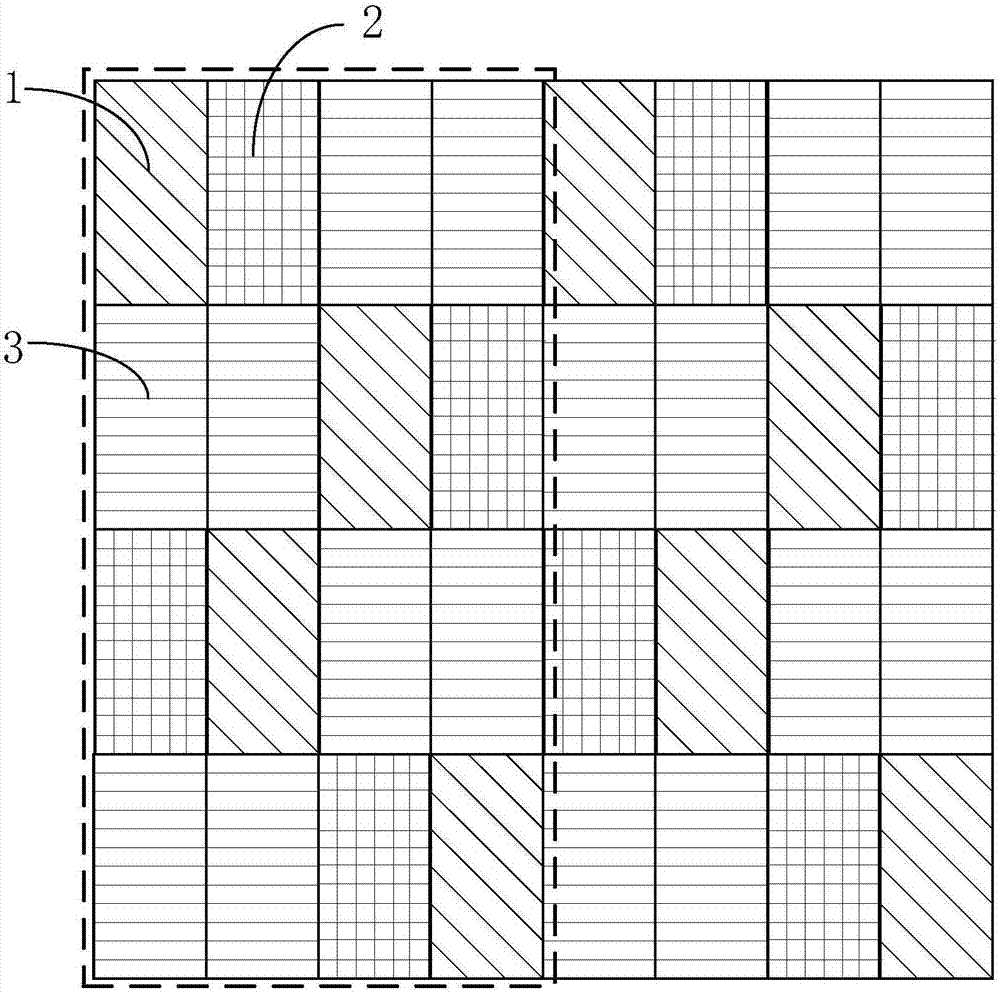 Pixel arrangement structure and display panel