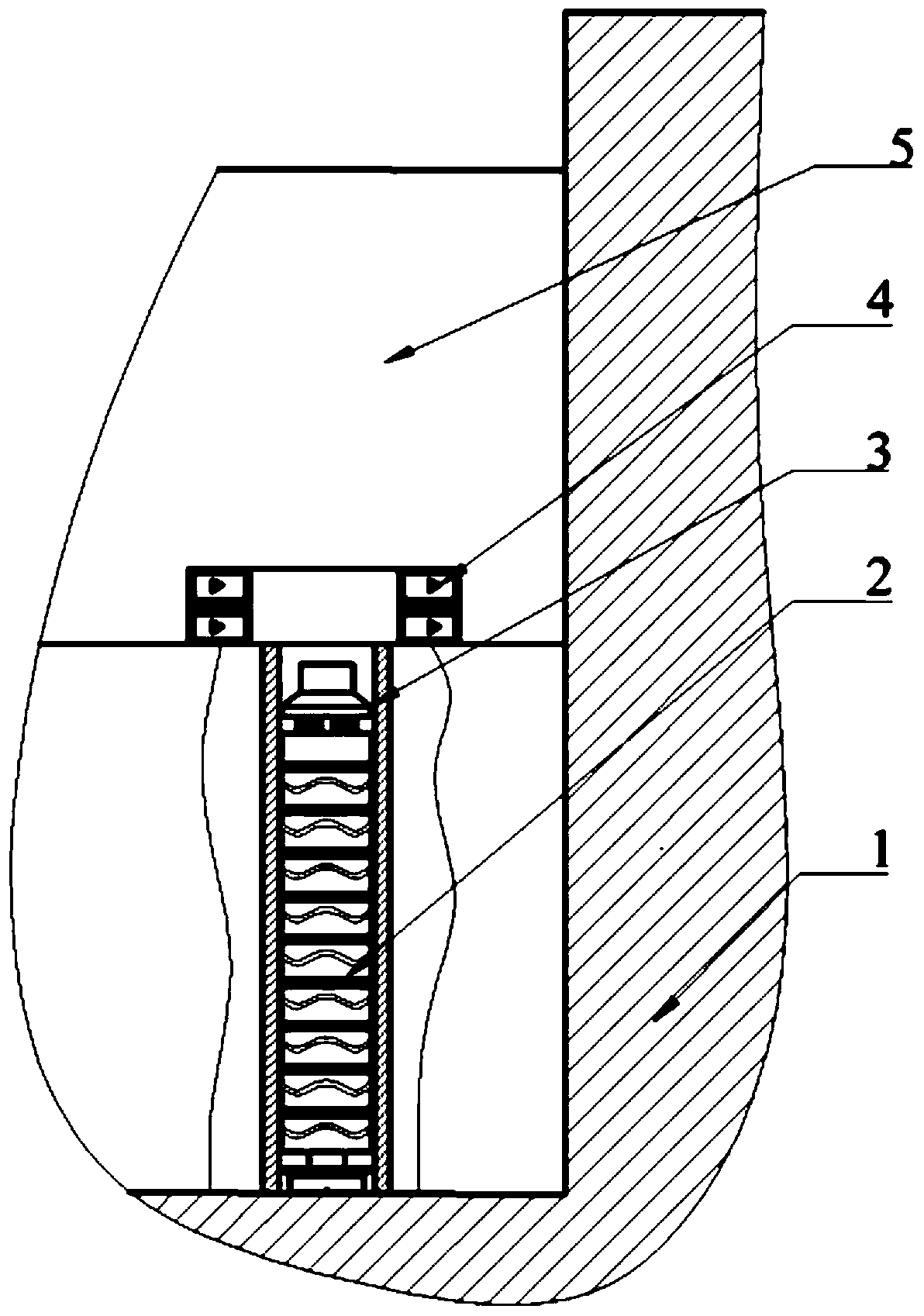 A double-layer measurement system and method for the deformation of a fuel assembly