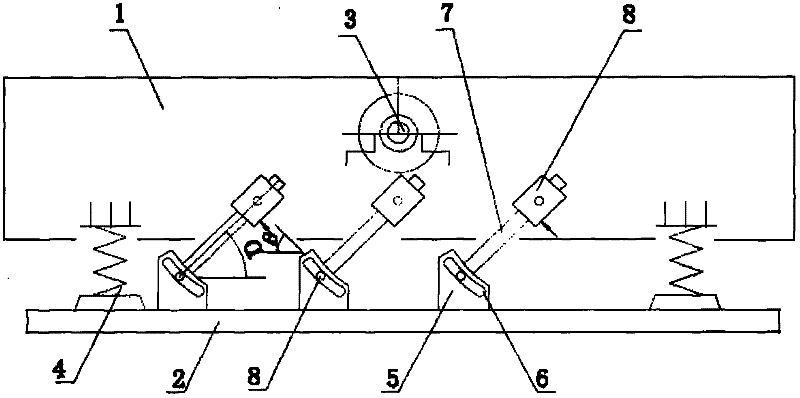 Uniaxial elliptic motion trail vibration exciter