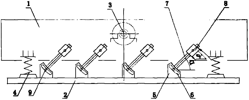 Uniaxial elliptic motion trail vibration exciter