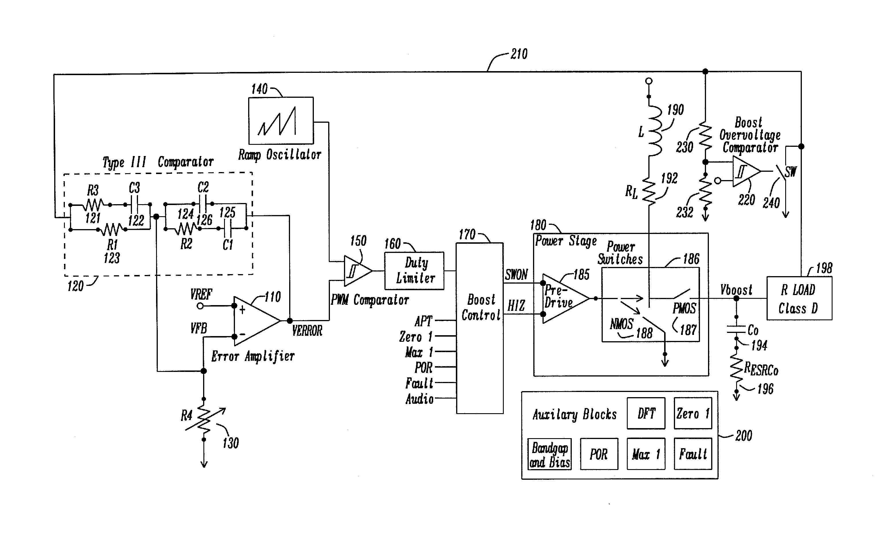 Apparatus and Method for a Boost Converter with Improved Electrical Overstress (EOS) Tolerance