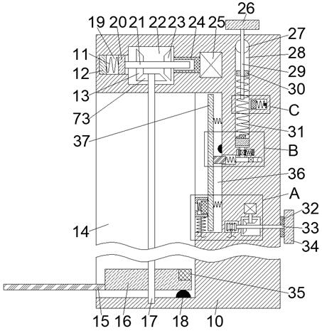 A hoist device that can automatically adjust the lifting height according to the amount of goods