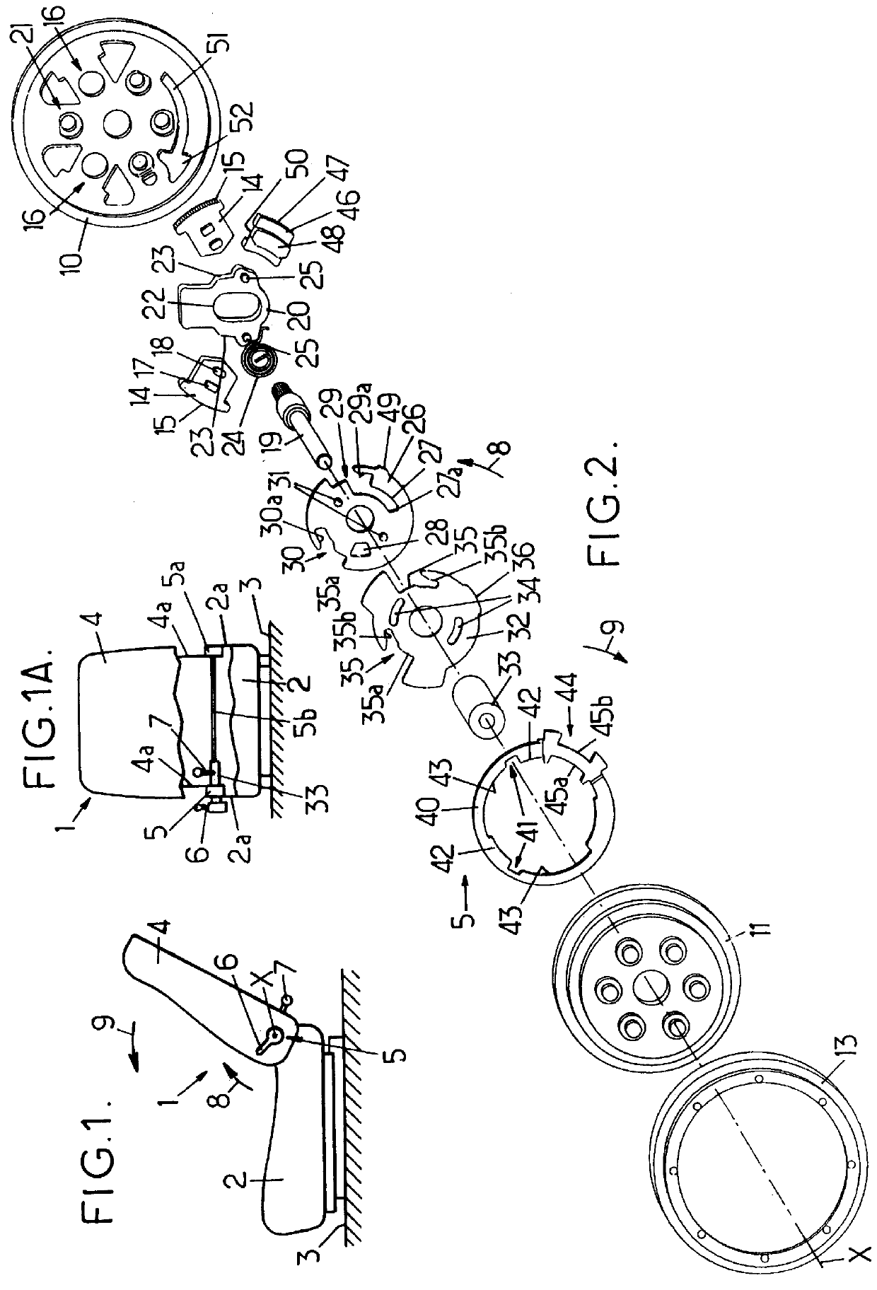 Vehicle seat mobile joint mechanism, and vehicle seat equipped with such a mechanism