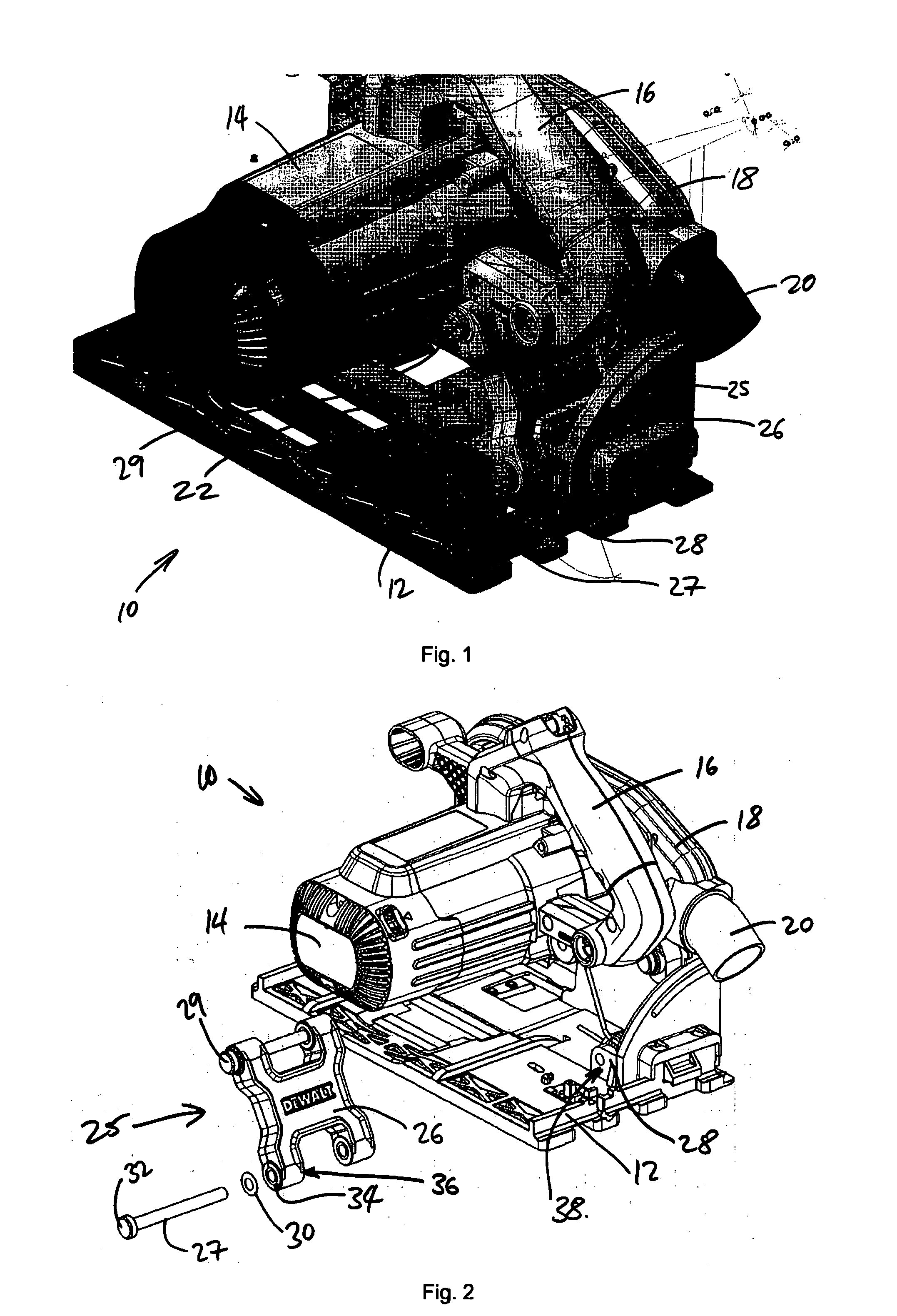 Plunge-cut circular saw