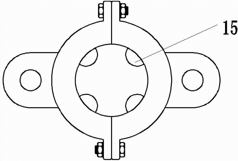 Tension-torsion combined fatigue testing device