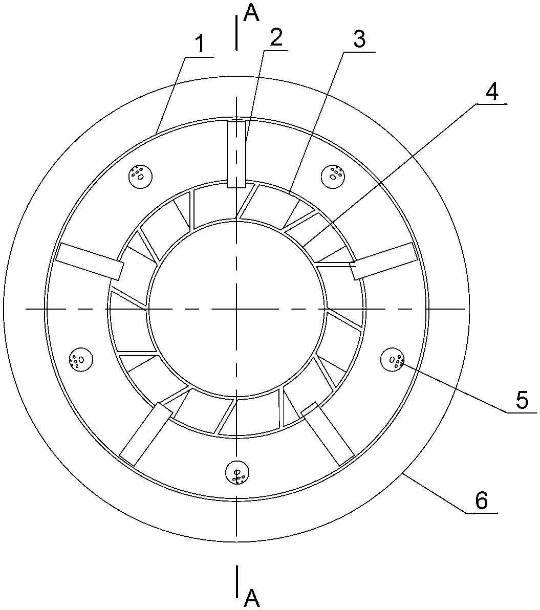 Fuel gas combustion device with ultra-low NOx emission amount and fuel gas distribution method