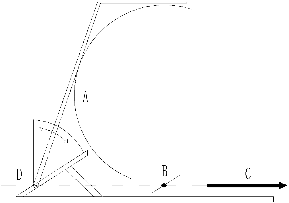 Golf swing positioning indicating method and device