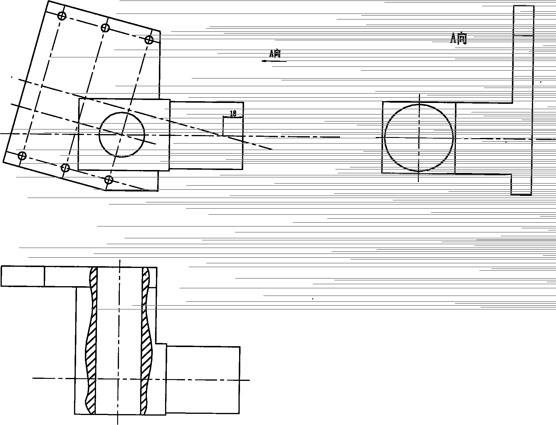 Driving mechanism for synthetic aperture radar satellite