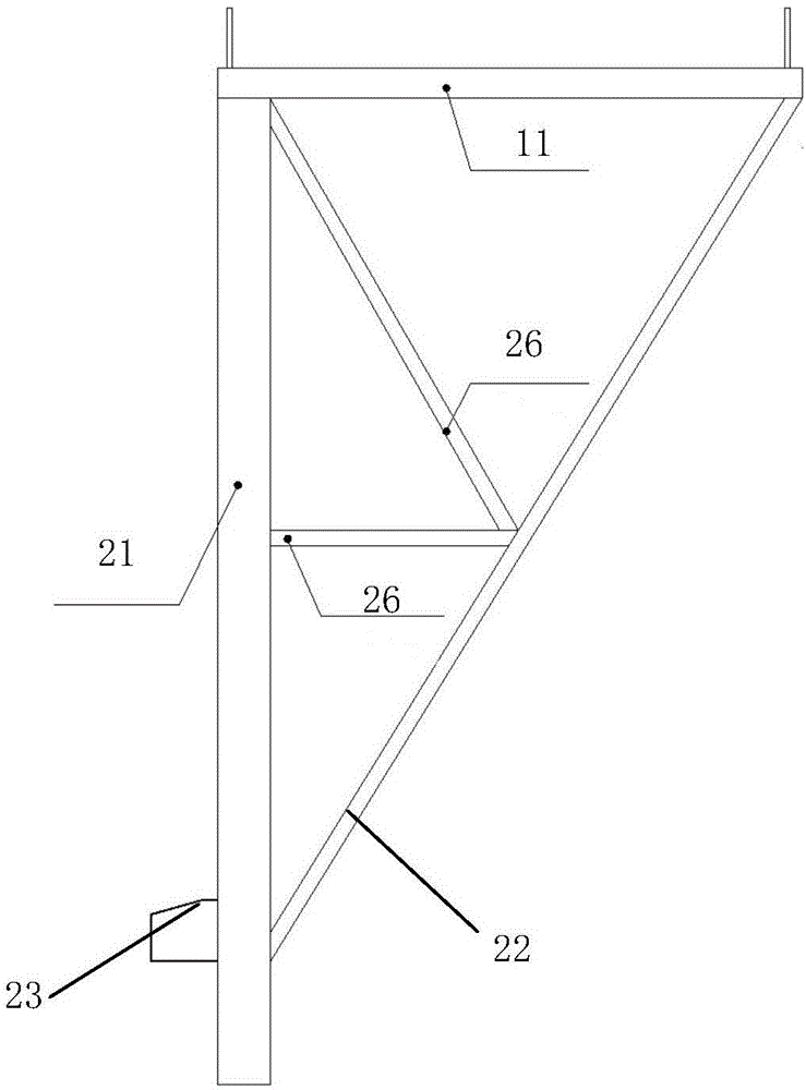 Elevator shaft liftable operation platform