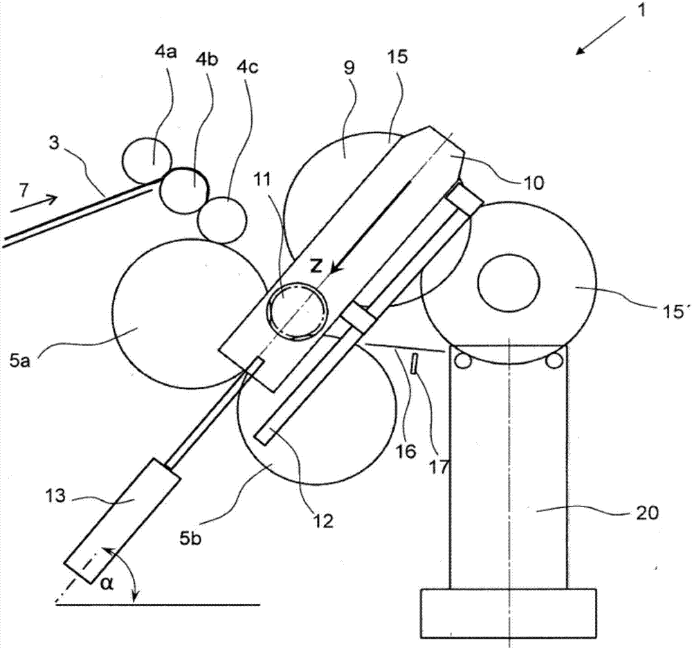 Winding machine for producing laps and method for winding slivers