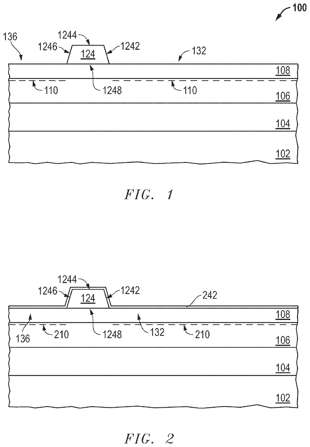 Electronic device including a high electron mobility transistor including a gate electrode and a dielectric film