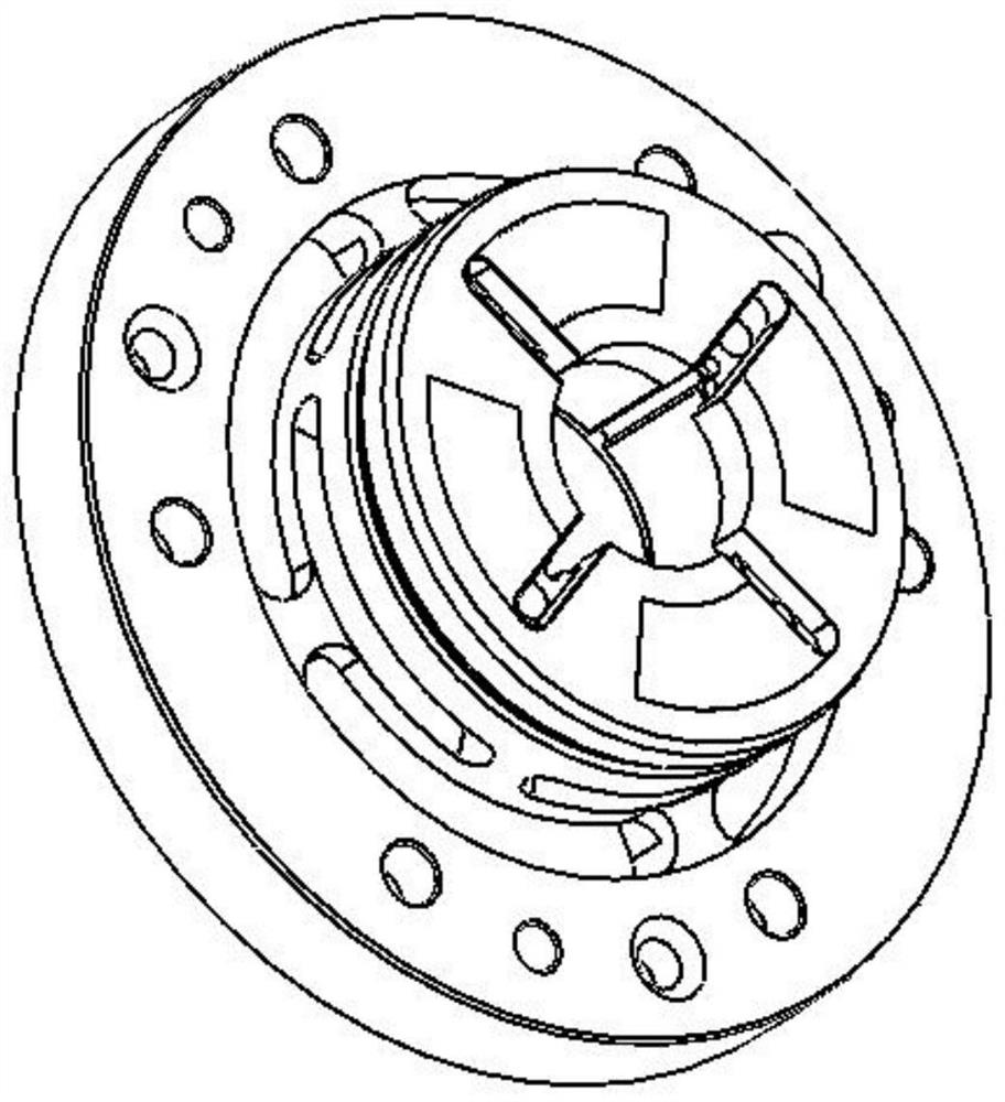 Machining method for stepped ring grooves of supercharger sliding bearing