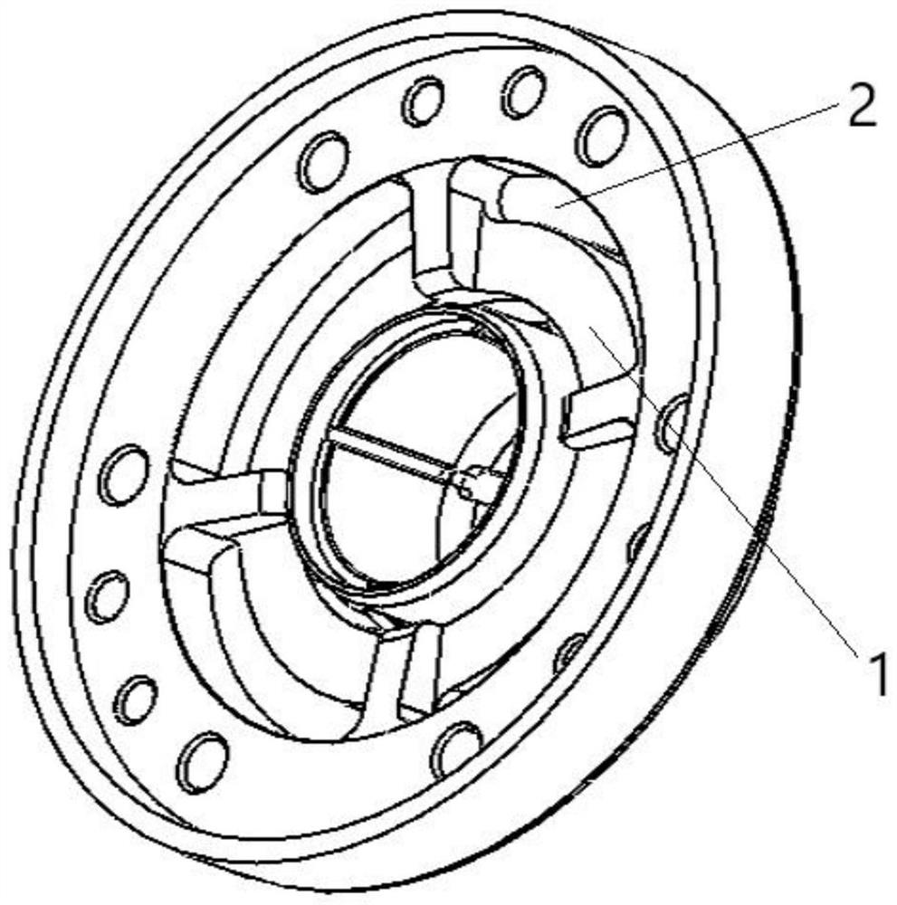 Machining method for stepped ring grooves of supercharger sliding bearing