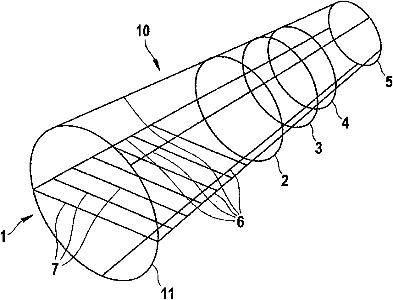 Fuselage of an aircraft or spacecraft of CRP/metal hybrid construction with a metal framework