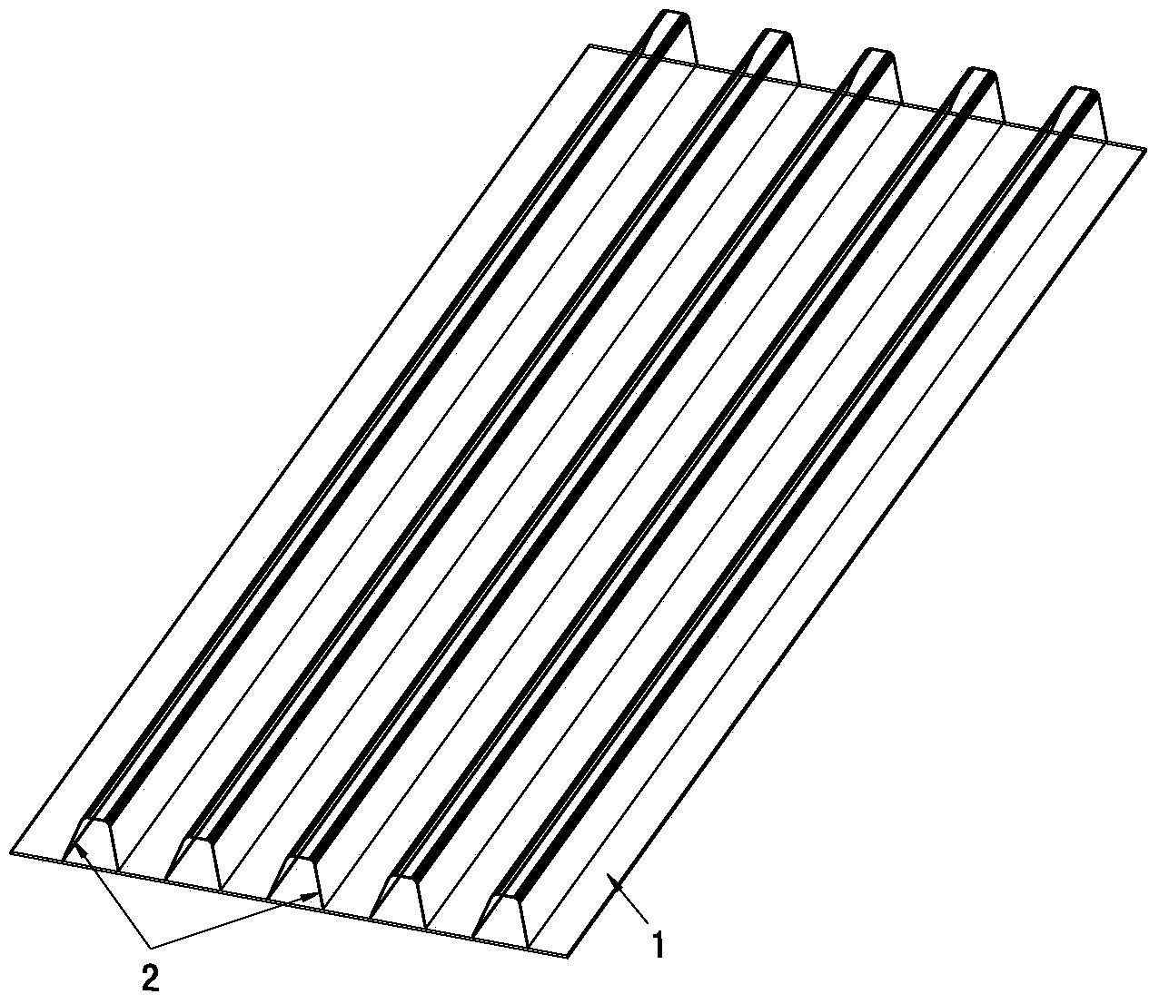 Flat position single-seam symmetrical welding method for orthotropic plate U-shaped rib corner welding seam robot