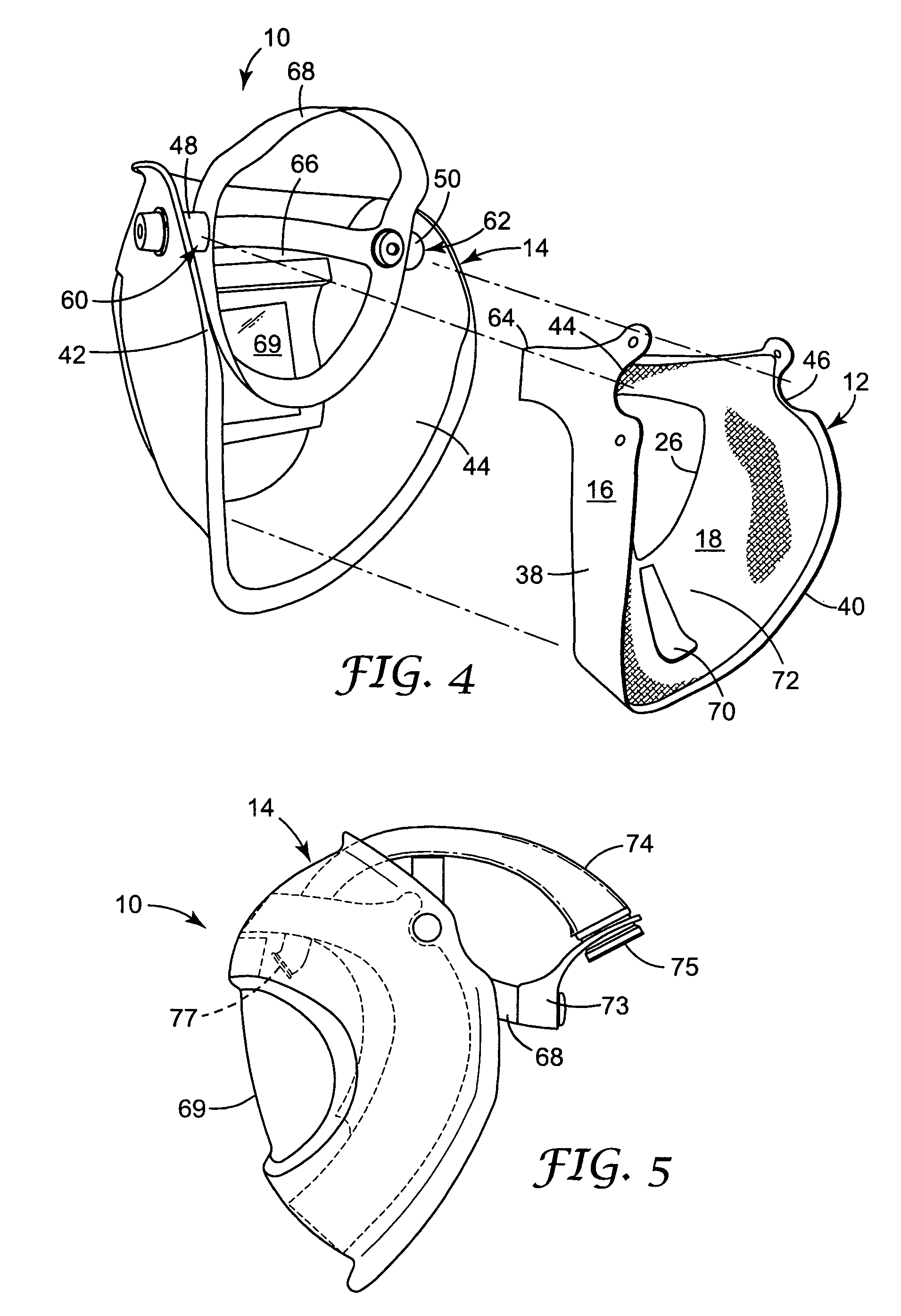 Supplied air helmet having face seal with differentiated permeability