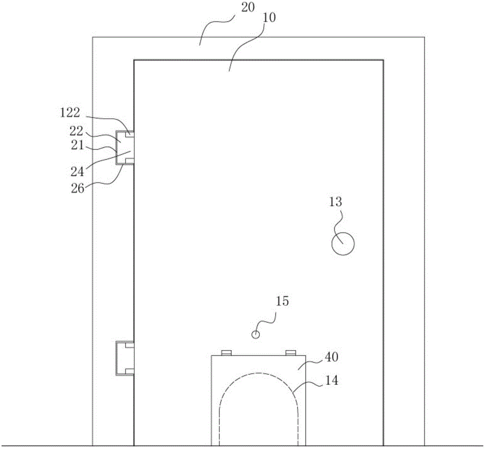 Door structure adopting simple connectors and with pet door