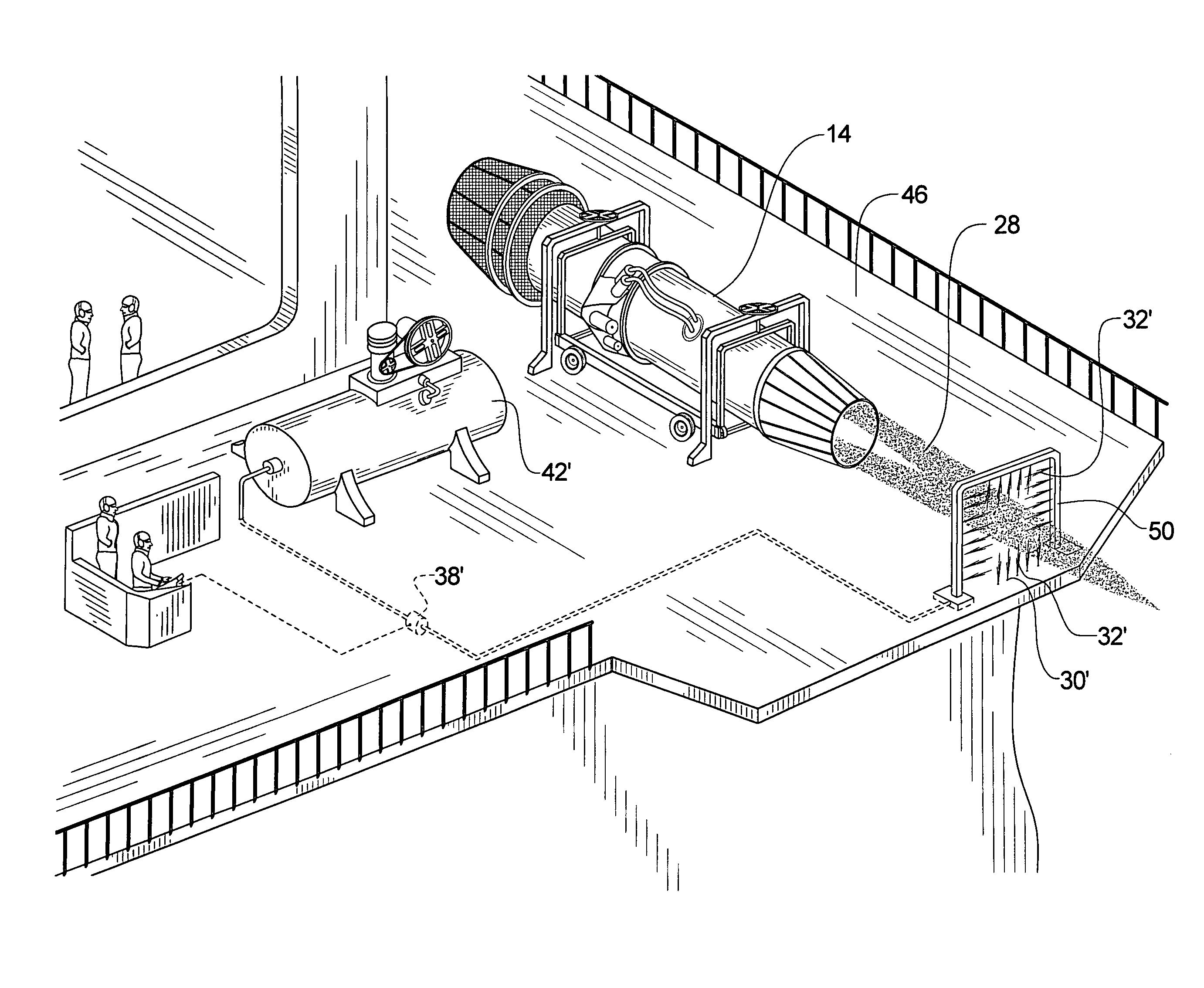 Microjet noise suppression system for jet engines