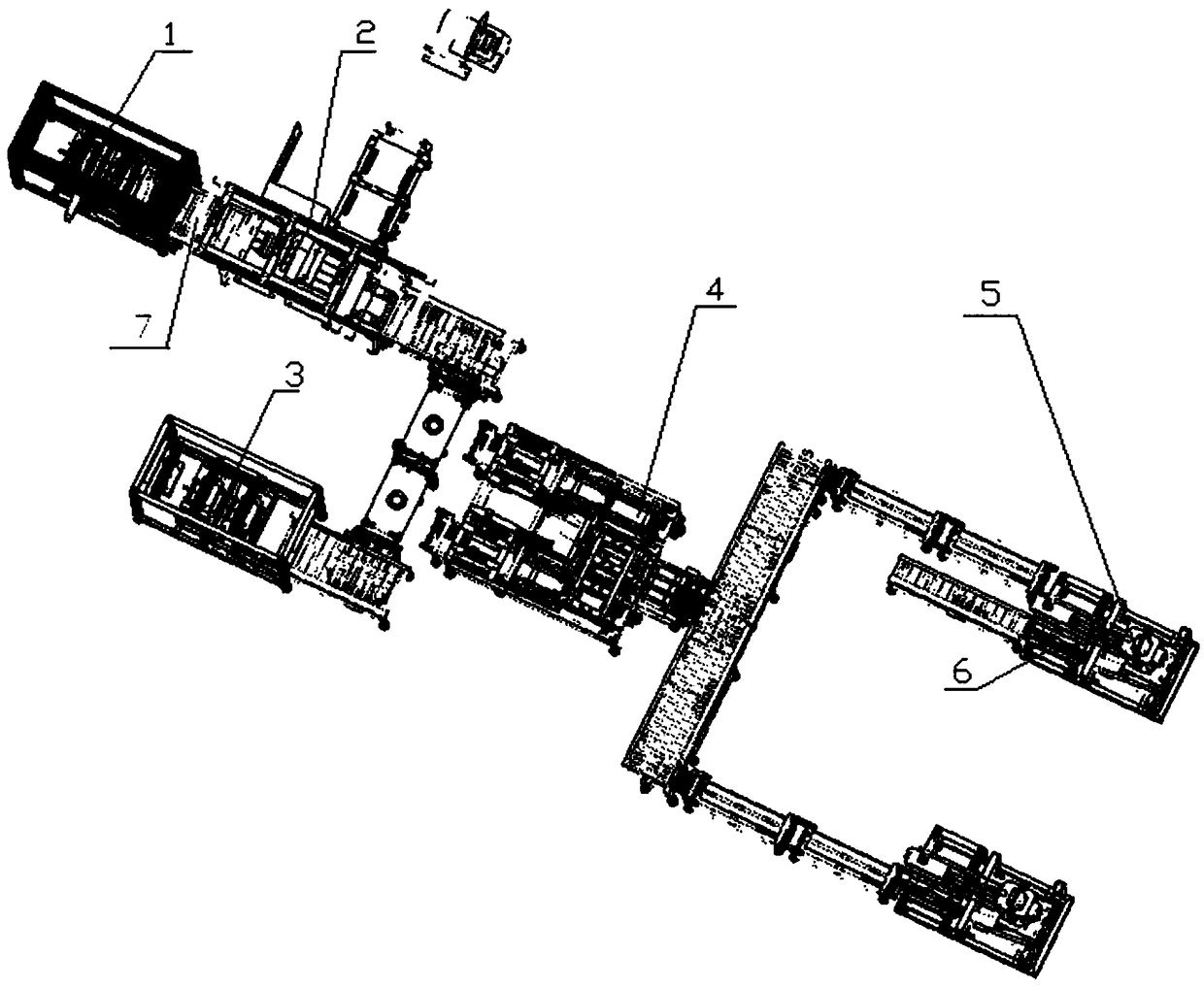 A kind of automatic production equipment and technology of power storage battery