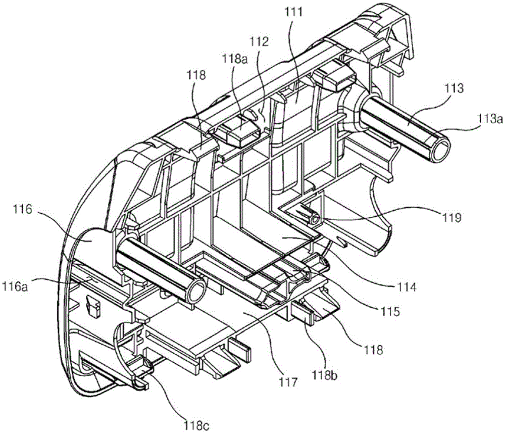 Headrest moving device