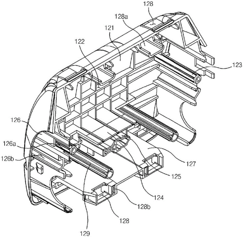 Headrest moving device