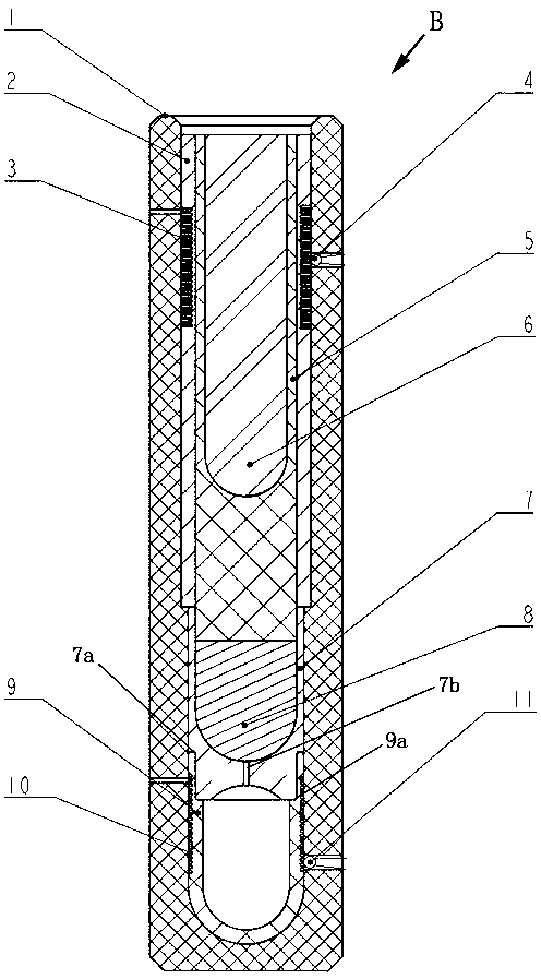 High-temperature directional solidification experimental device and experimental method for material under super-gravity environment