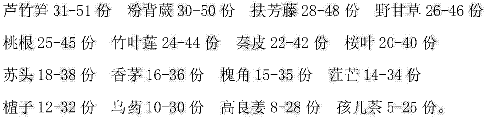 Traditional Chinese medicine preparation for treating radiation sickness and preparation method thereof