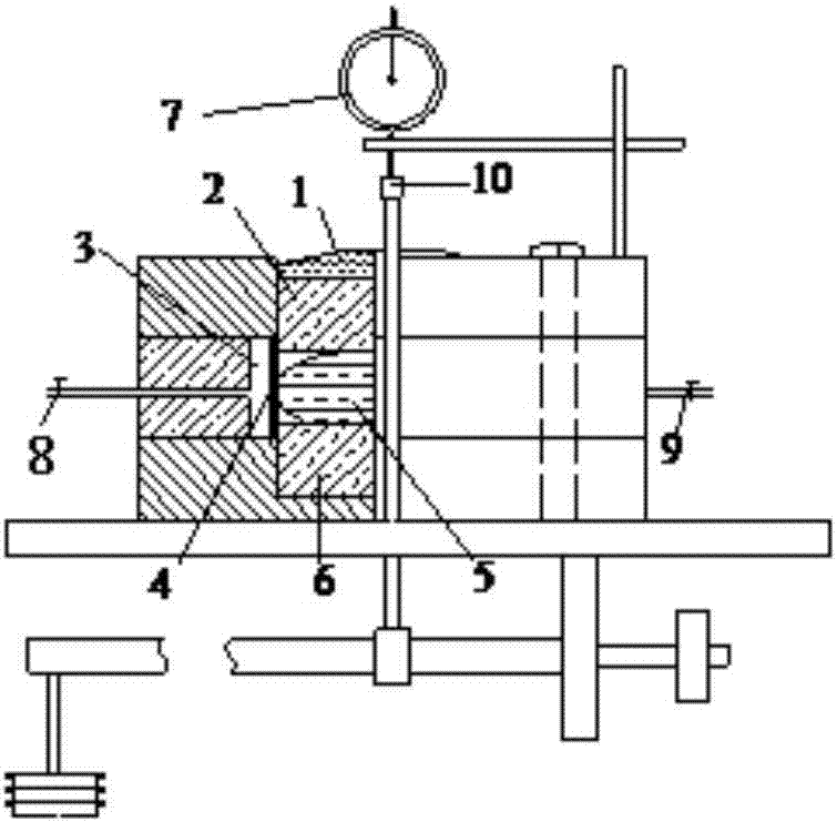 Detection method of air tightness of K0 consolidation instrument