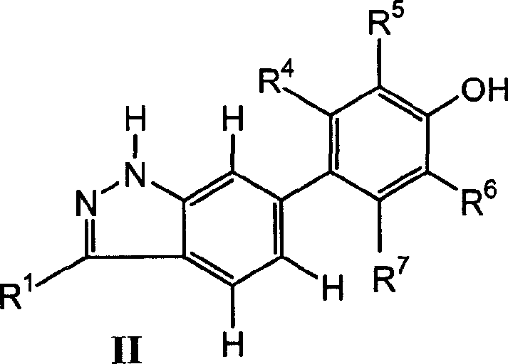 Indazol compound for inhibiting protein kinase and medicine composition and their application