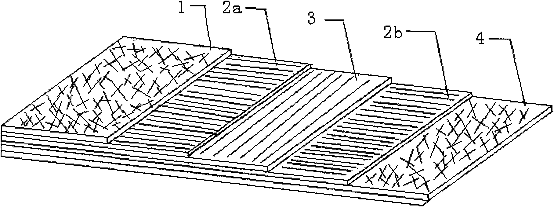 Method for manufacturing novel lining plate