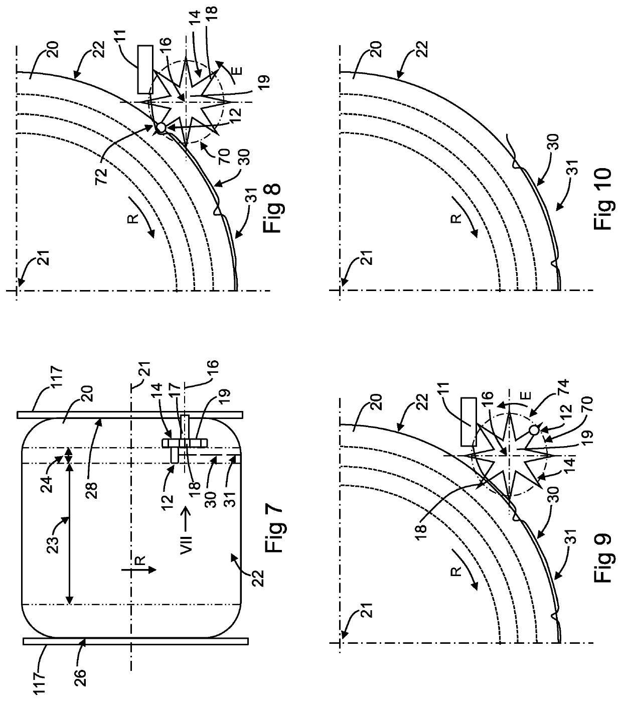 Bale wrapping assembly for a round baler