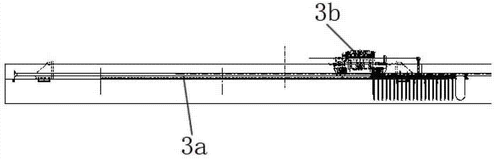 Continuous casting and rolling device and method for producing long profiles