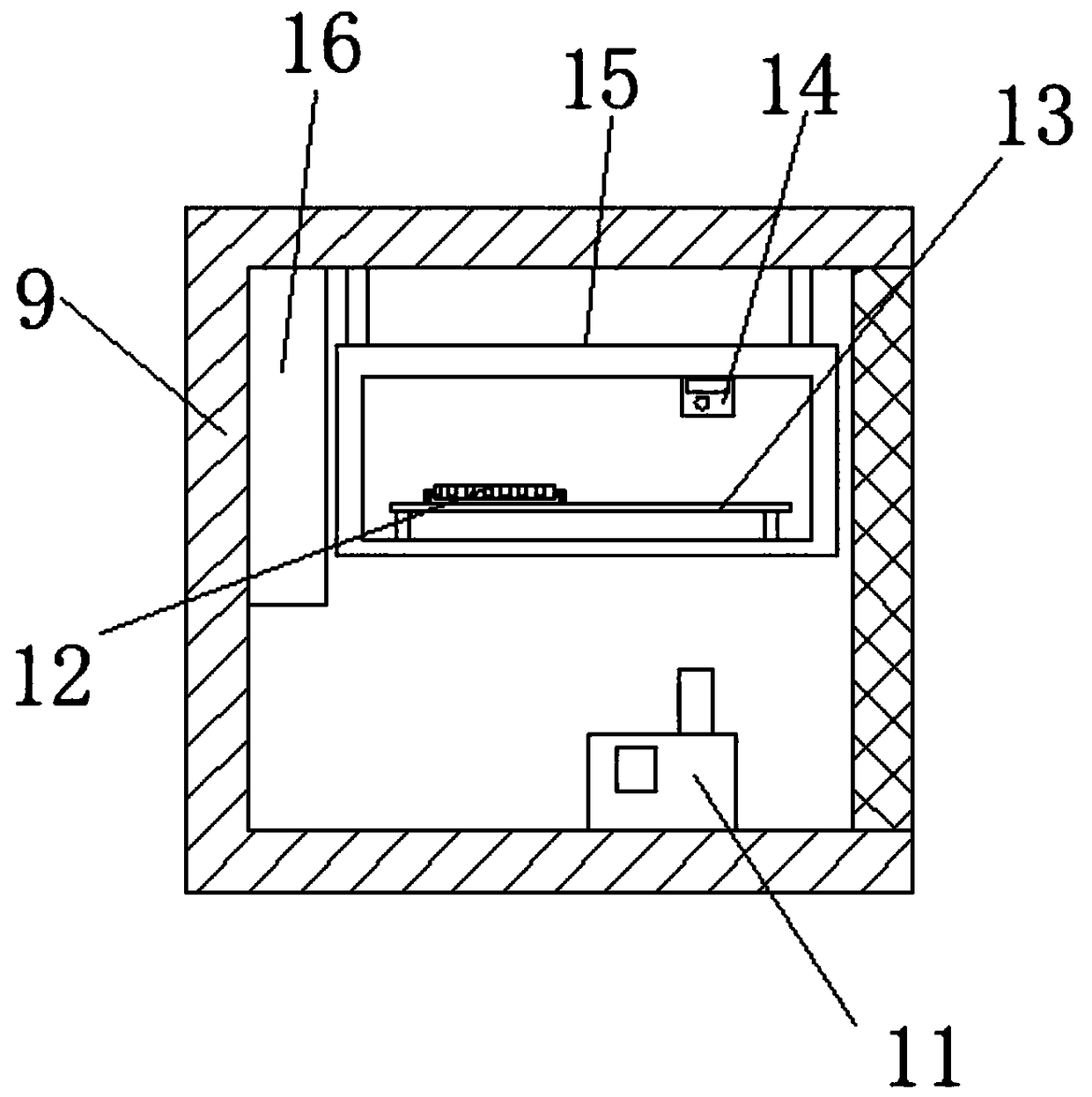 Screen column type IPC (industrial personal computer) device for outdoors