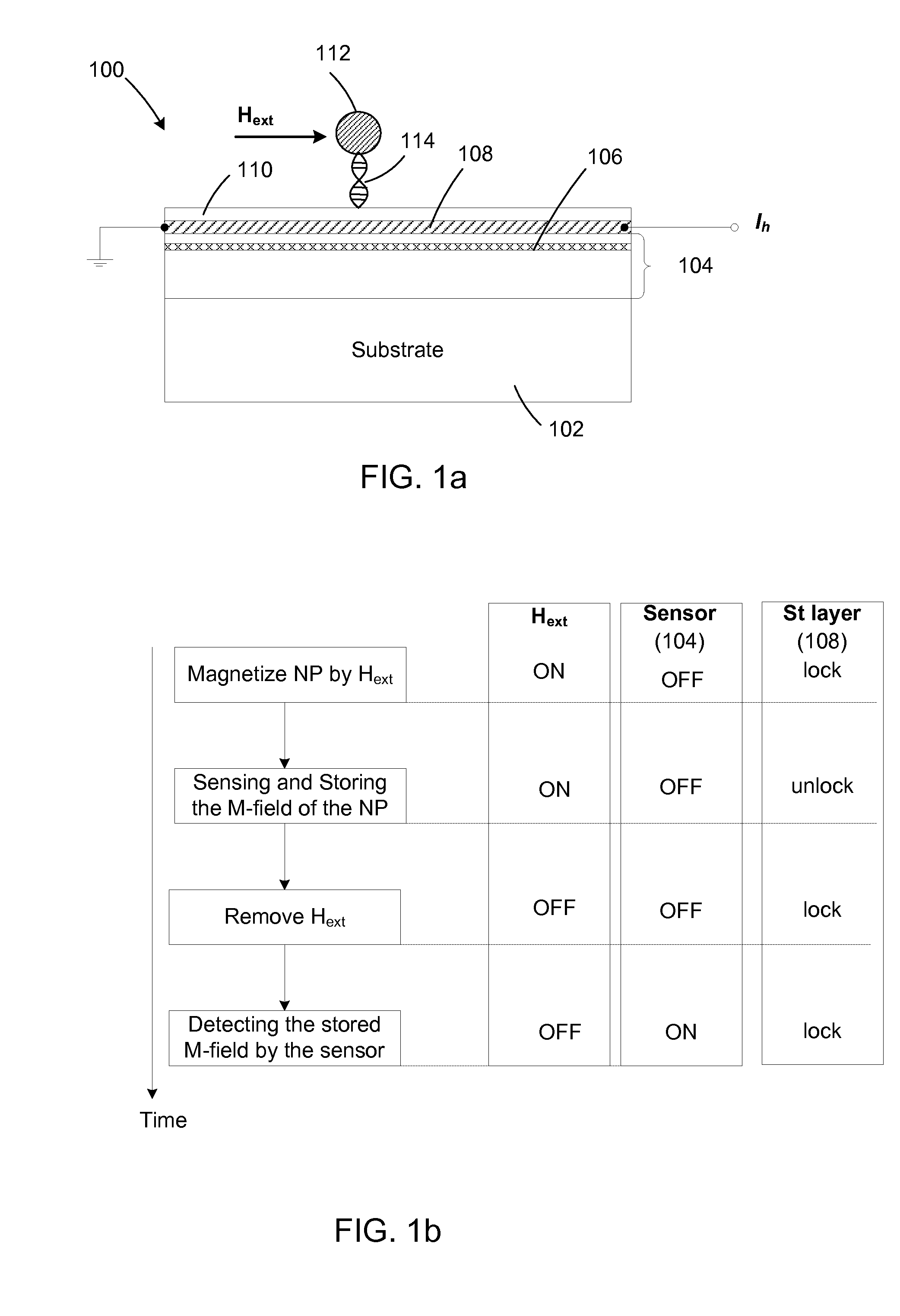 Magnetic biosensor and a magnetic biosensor array comprising the same