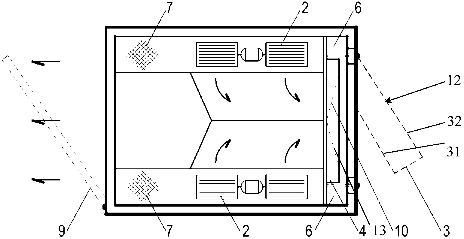 Vertical homeothermy IT (Information Technology) cabinet