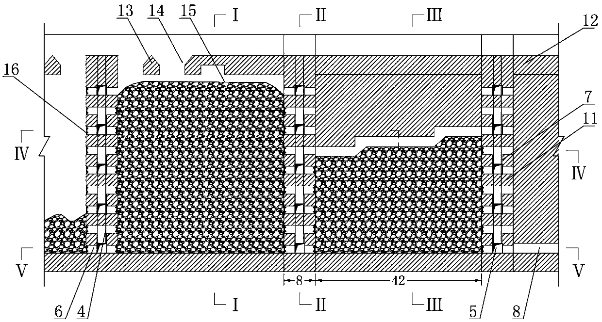 A mining method for mining steeply inclined thick ore bodies with broken hanging wall rocks