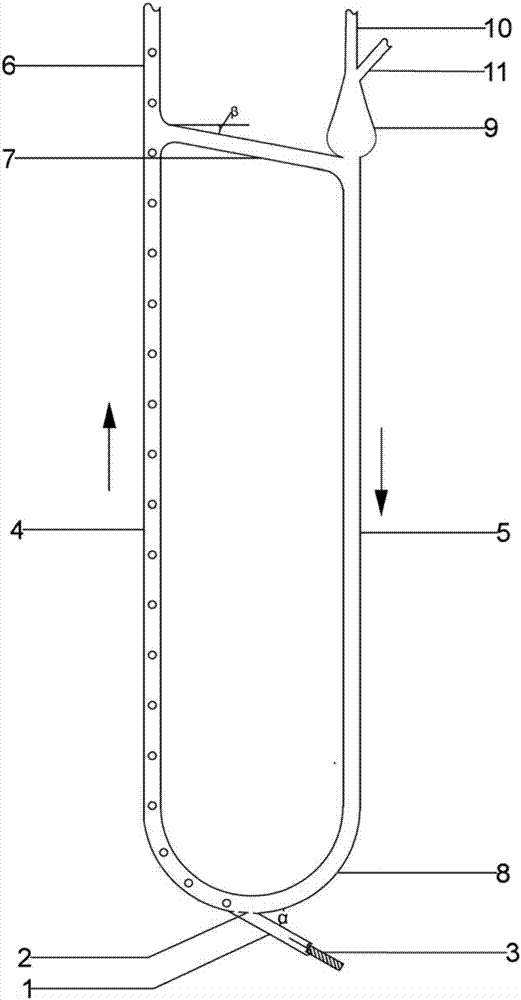 Hose type circulating integrated denitrification reactor and method