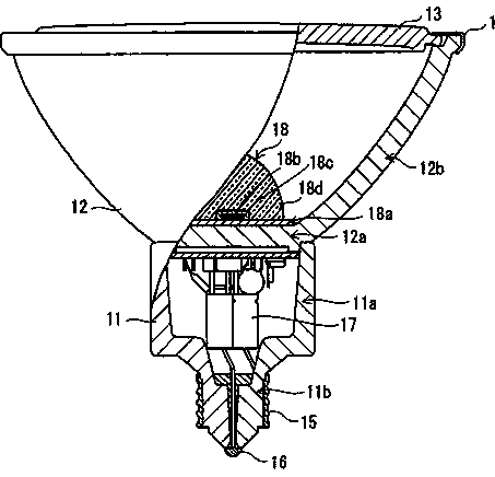 Point light source and bulb-shaped light source