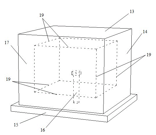 Test piece and method for shear capacity testing of steel-concrete interface shear connecting piece