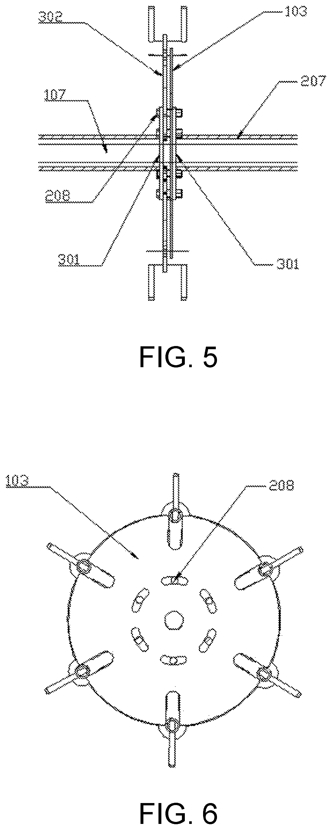 Longitudinal axial flow drum structure having adjustable threshing diameter