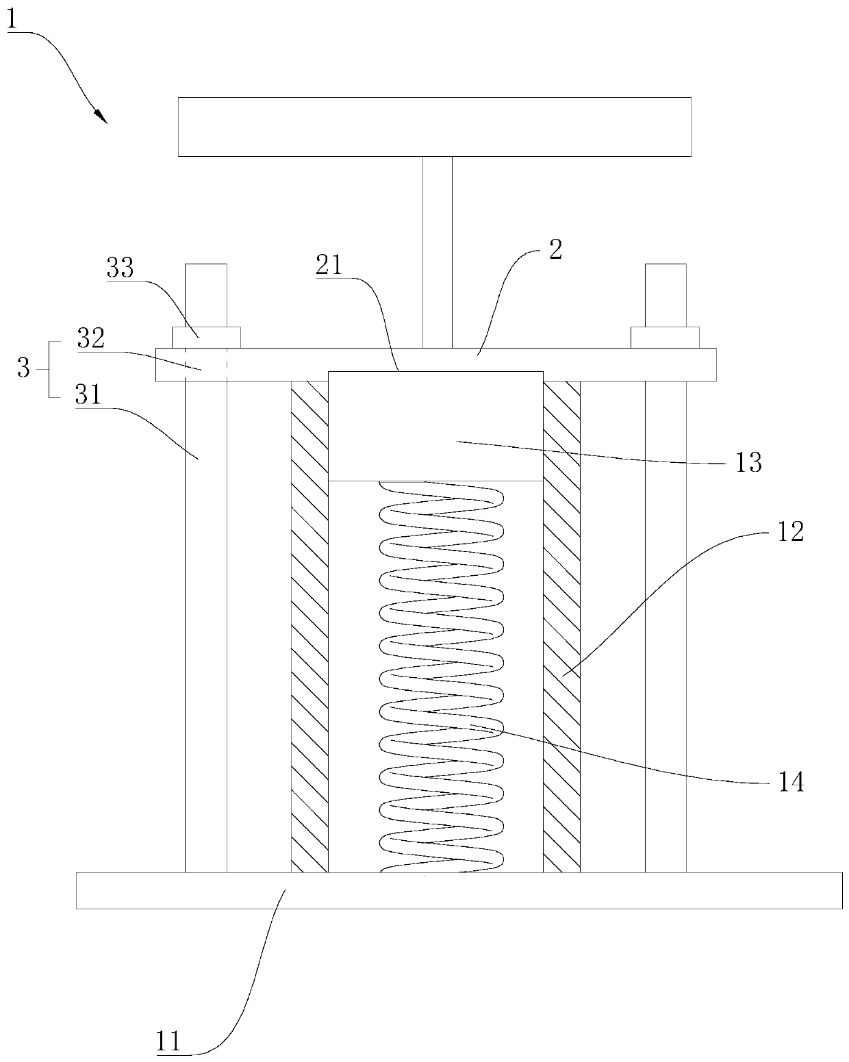 Pavement structure internal state detection method