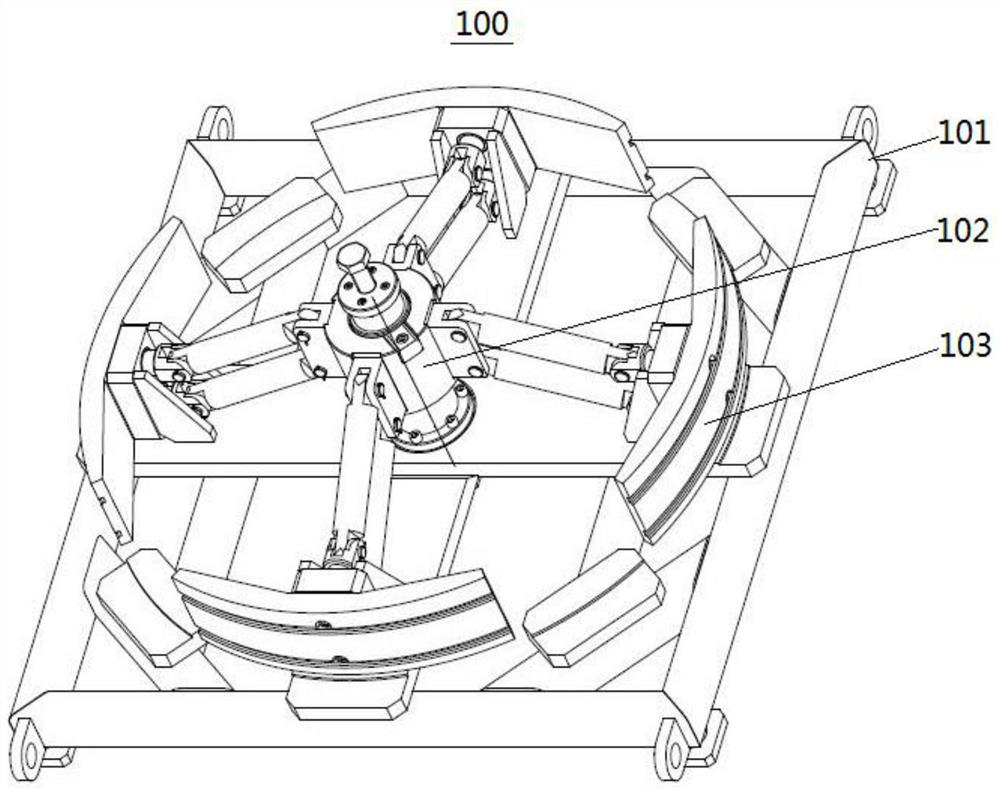 Silage maize harvester header system and assembling and welding tool thereof