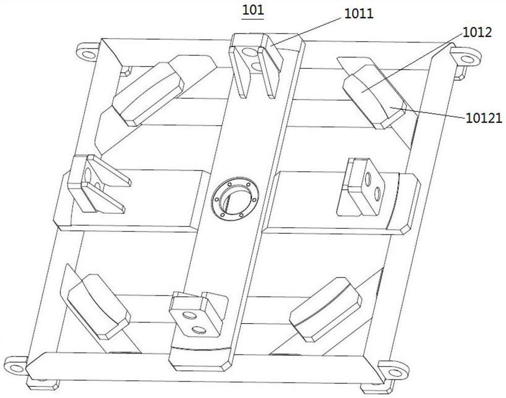 Silage maize harvester header system and assembling and welding tool thereof