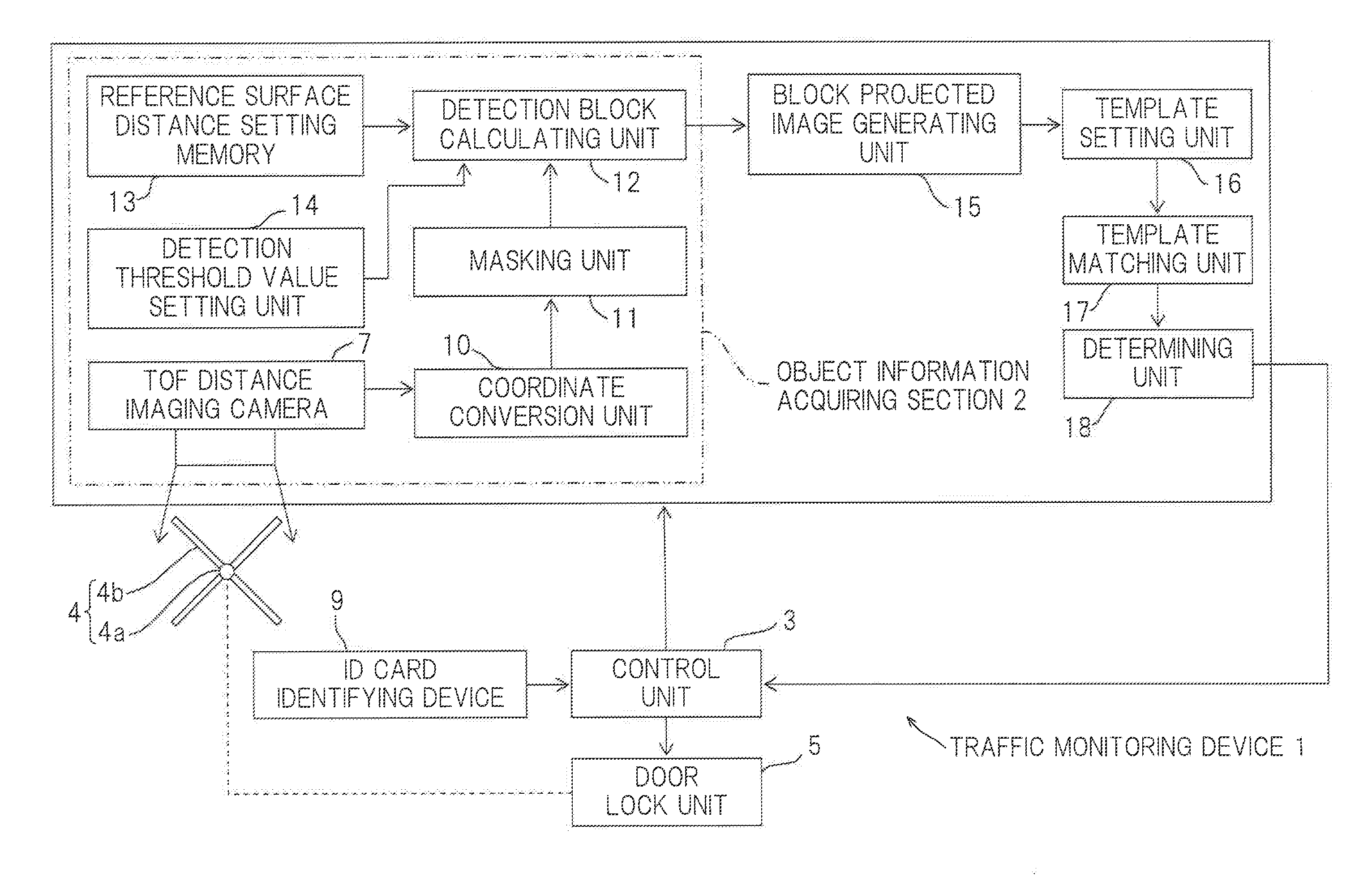 Traffic monitoring device